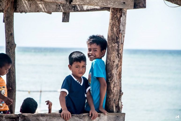 Kids in Jomalig Island