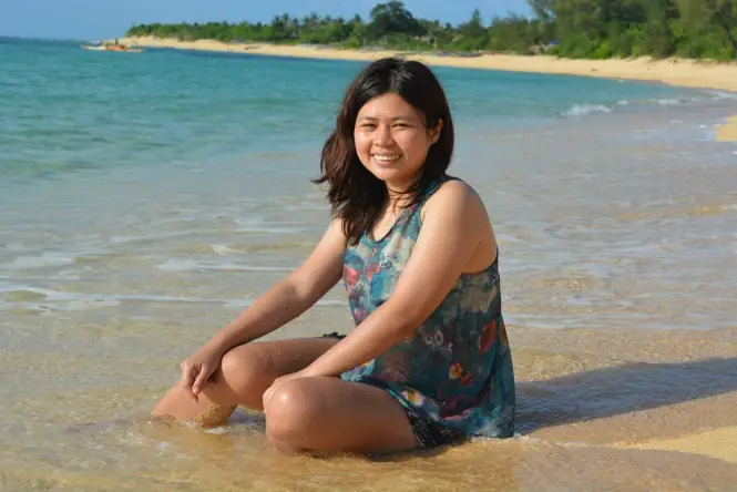Katherine in Jomalig Island