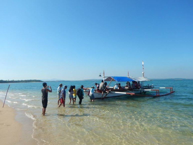 Boat in Penitan Bay