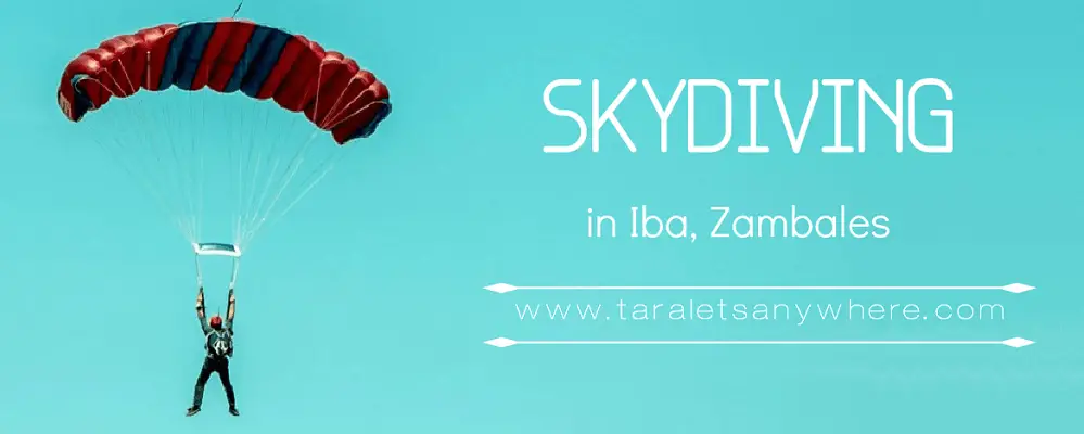 Skydiving in Zambales