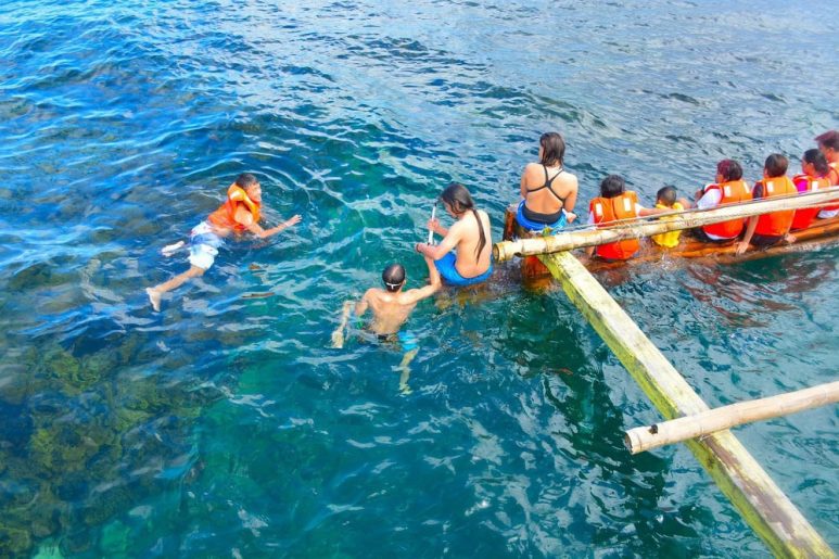 Snorkeling in Jomalig Island