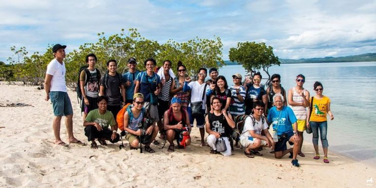 Group shot in Alibijaban Island