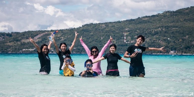 Sumilon island clear water