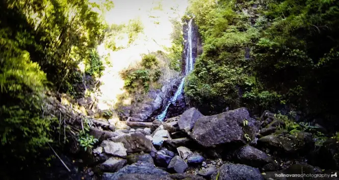 Bugtong Bato falls in Tibiao, Antique