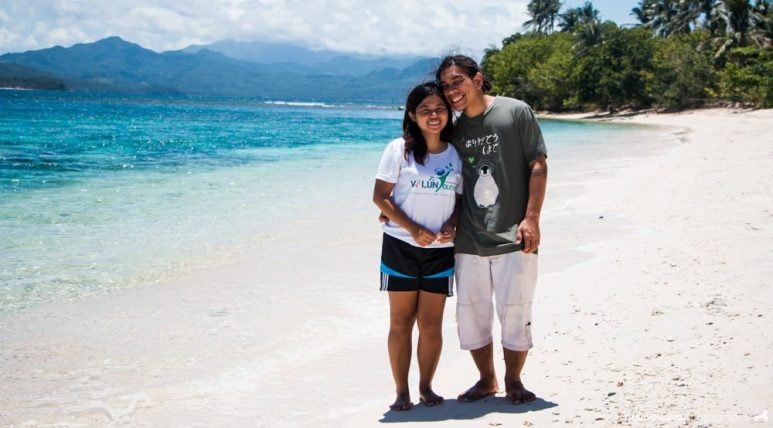 Tikling beach in Matnog, Sorsogon