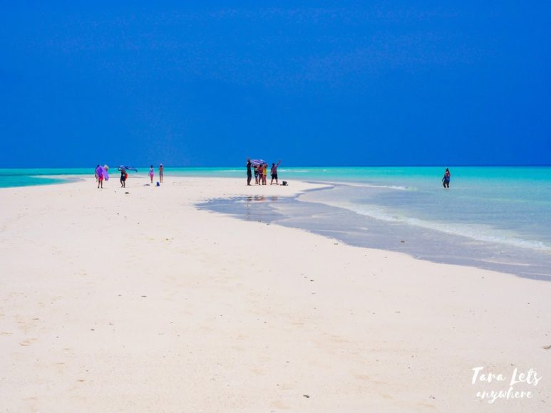 Mansalangan sandbar in Balabac, Palawan