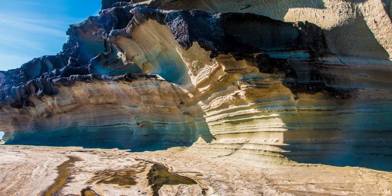 Limestone rock formation in Biri