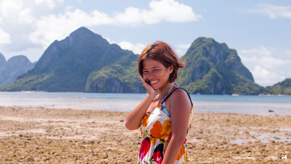 Marimegmeg beach in El Nido, Palawan