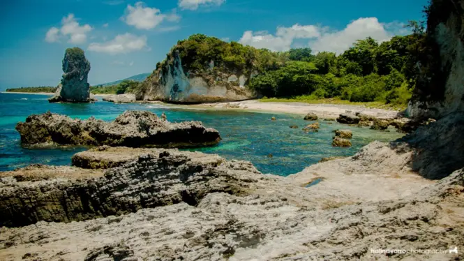 Tapwakan rock formation in Calayan Island