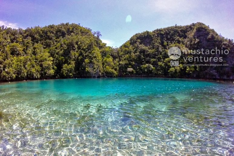 Pangabangan natural tidal pool in Dinagat