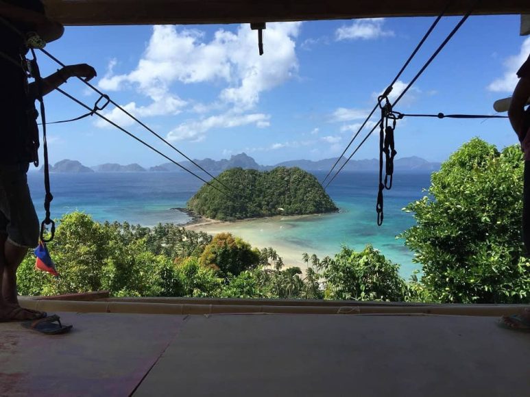 Zipline in Corong Corong, Palawan