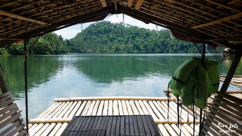 Pandin Lake - floating cottage