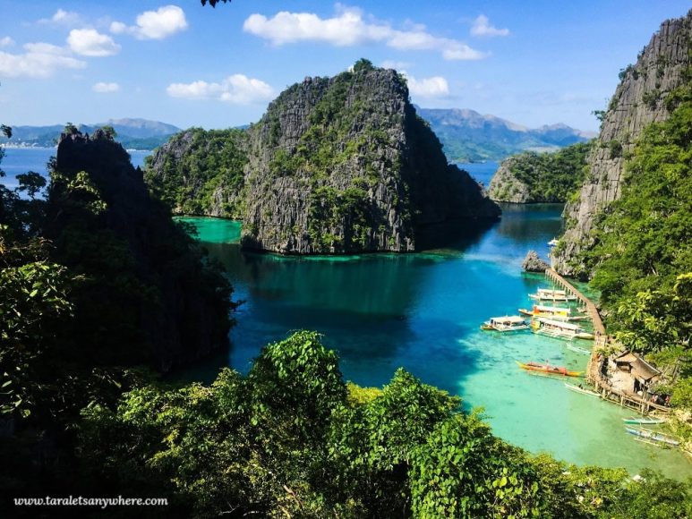View deck in Kayangan Lake, Coron