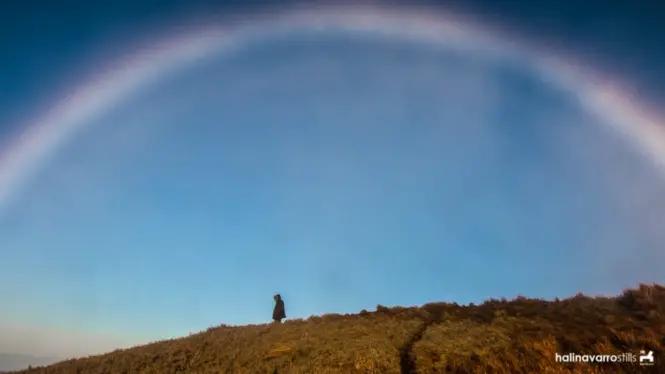 A rainbow in Mount Pulag