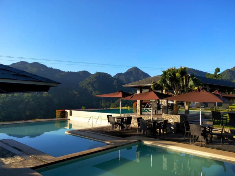 Pool area in Vista Tala Resort, Bataan