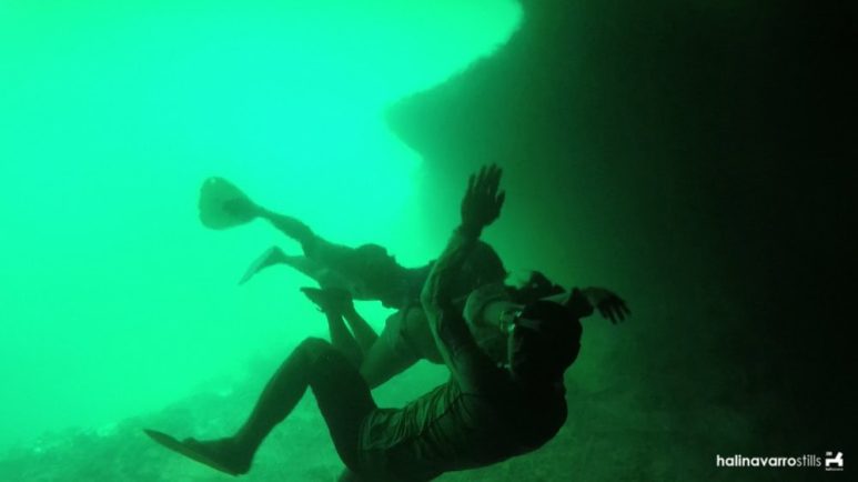 Entrance to Hagukan Cave, Sohoton Cove