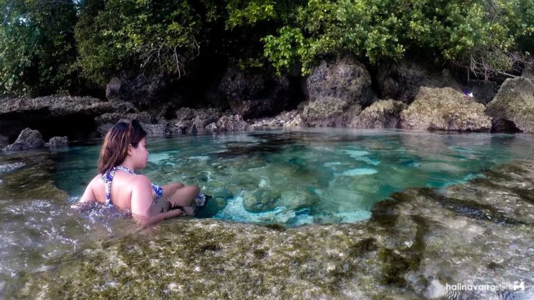 Small pool in Magpupungko rock pool, Siargao