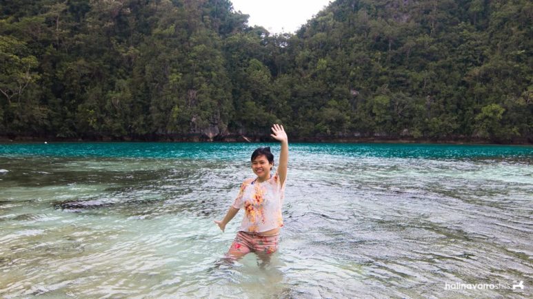 Tidal pool in Pangabangan Island, Libjo
