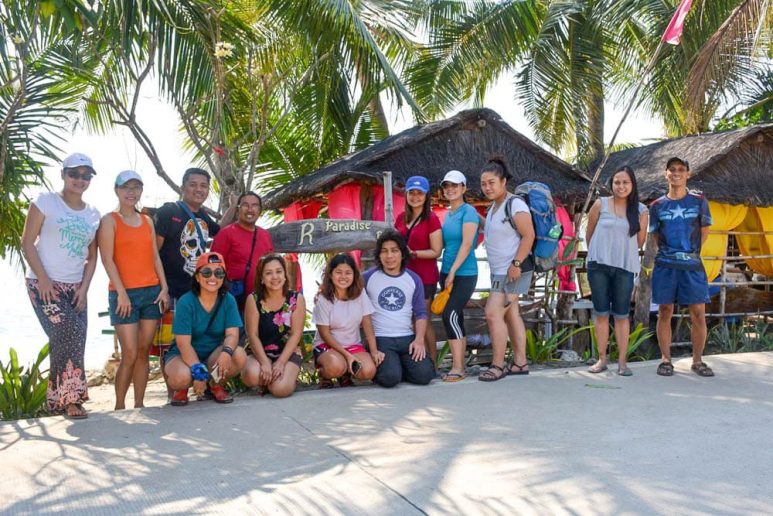 Group shot in Tambobong Beach, Pangasinan