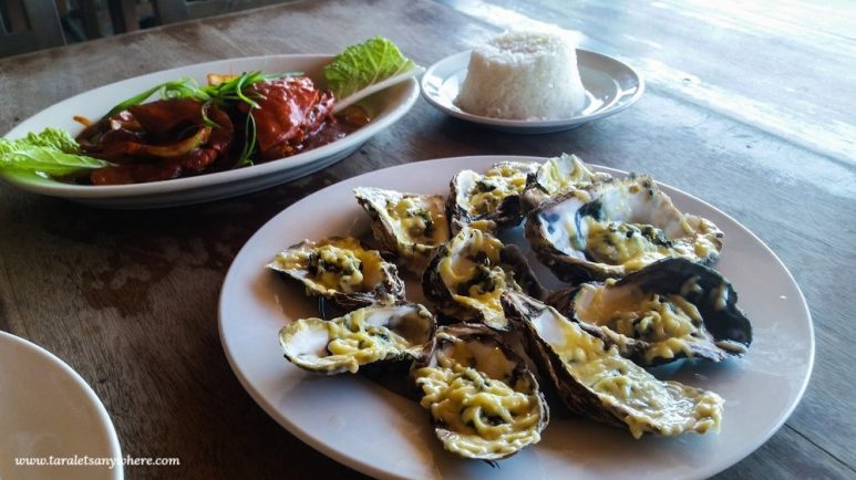 Seafood in Hayahay Restobar, Dumaguete