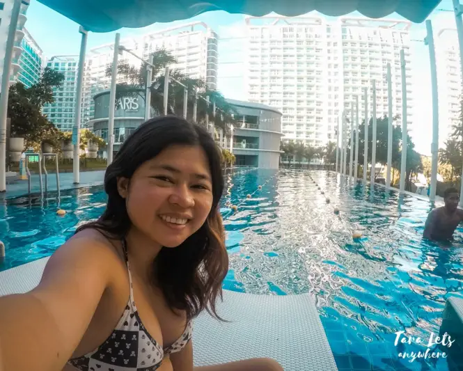Lap pool in Azure Urban Resort Residences