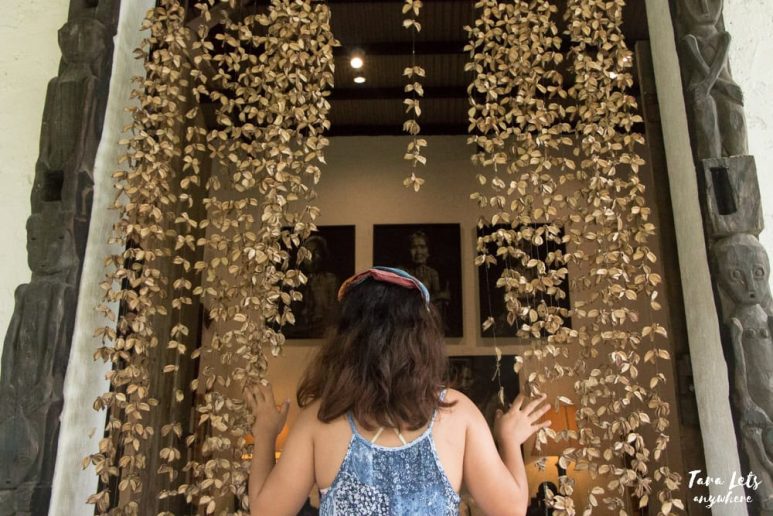 Pinto Art Museum leaf curtain1