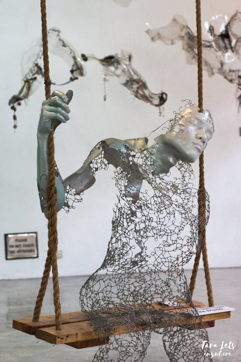 Pinto Art Museum wired sculpture