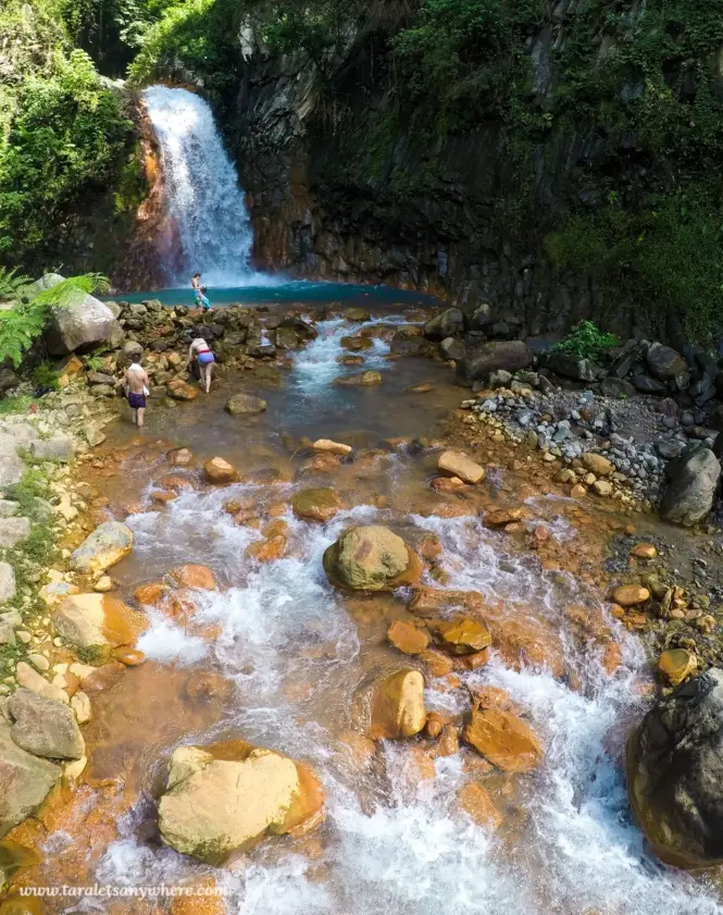 Pulang Bato falls in Valencia, Negros Oriental