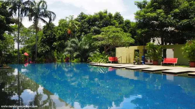 Condominium pool in Kuala Lumpur, Malaysia