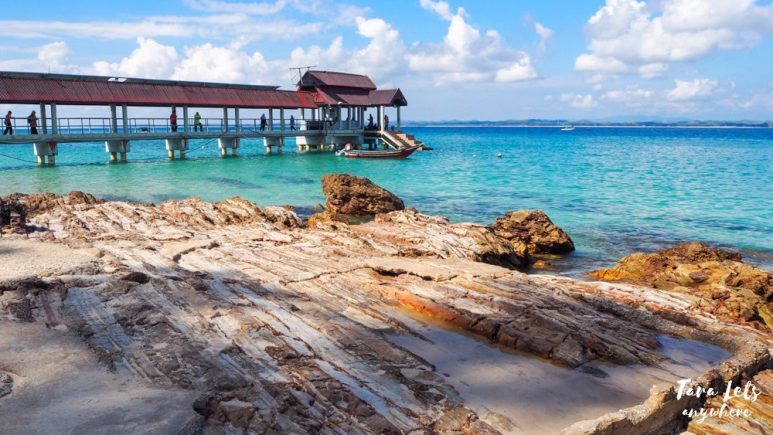 Jetty in Kapas Island, Kuala Terengganu, Malaysia