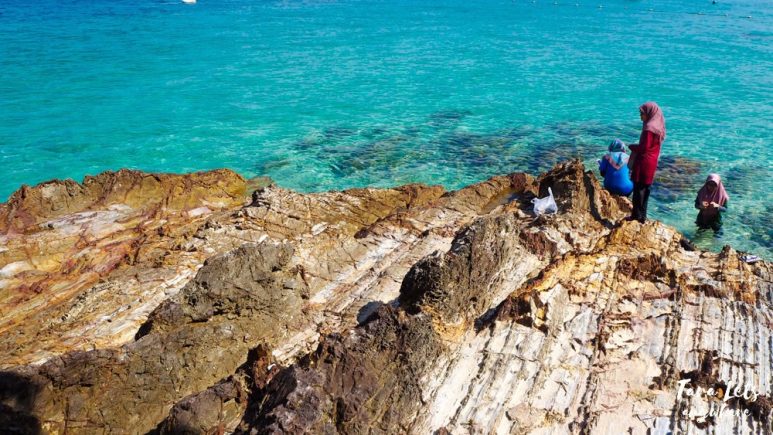 Kapas Island - rock formations