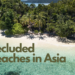 Secluded beaches in Asia