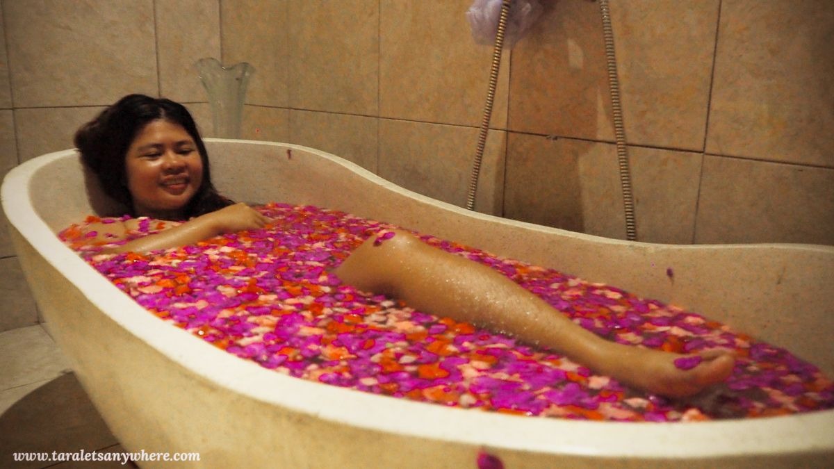 Flower bath in Ubud, Bali