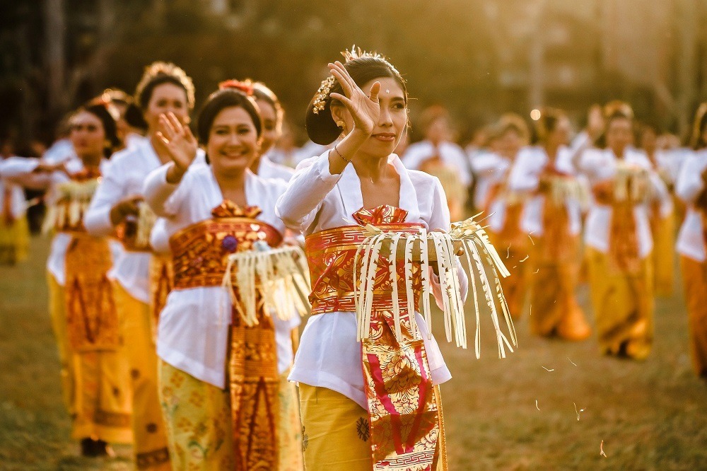 Locals in Bali, Indonesia