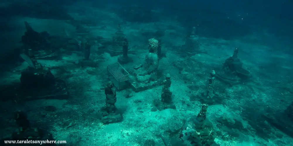 Underwater Buddha Temple in Nusa Penida