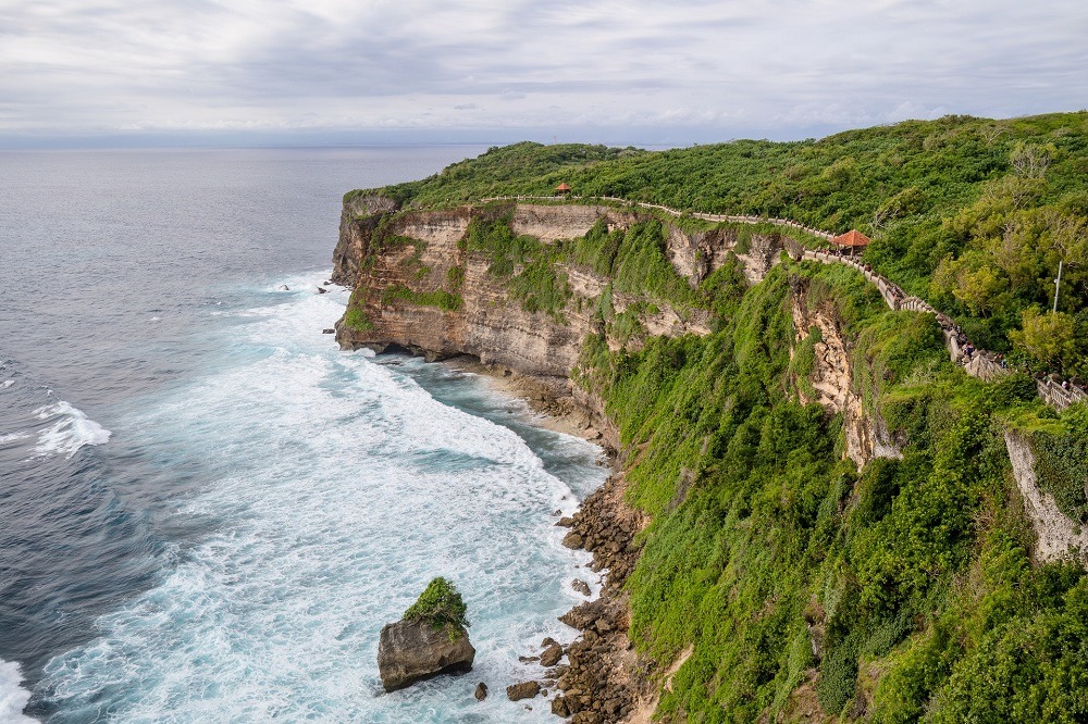 Cliff view from Uluwatu Temple