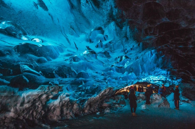 Ice cave in Iceland