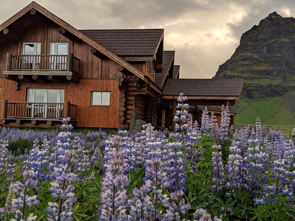 Midnight sun in Iceland