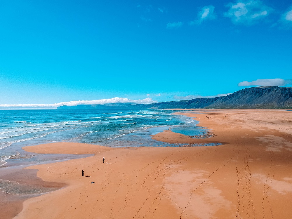 Red beach in Iceland