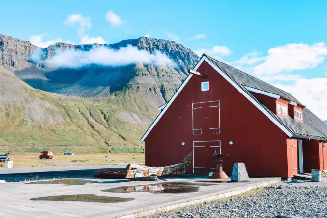 Red house near Patreksfjordur