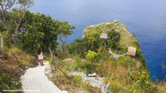Stairs to TreeHouse, Thousand Island, Nusa Penida