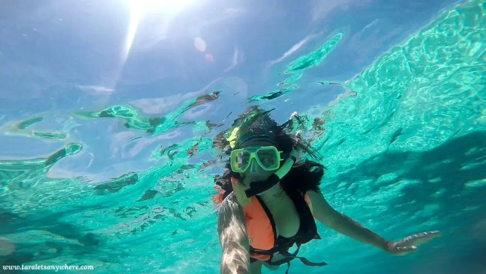 Kat snorkeling in Perhentian Islands