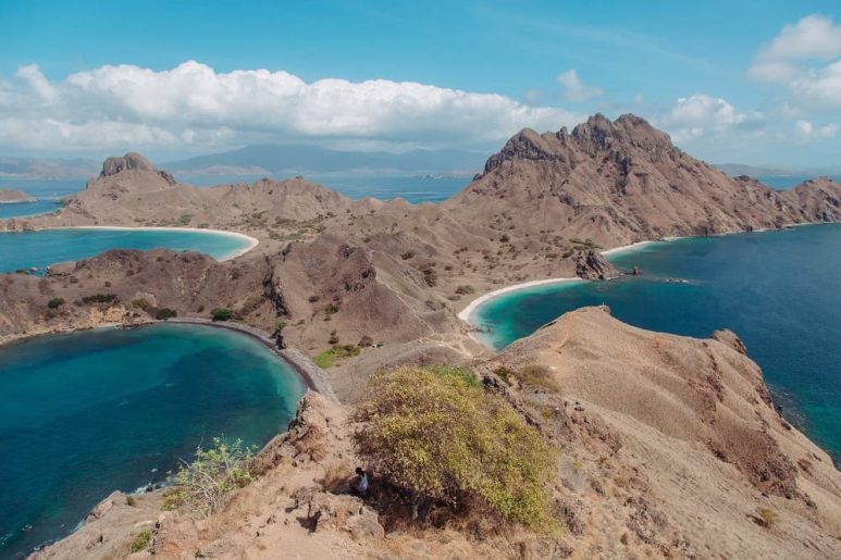 Padar Island in Komodo, Indonesia