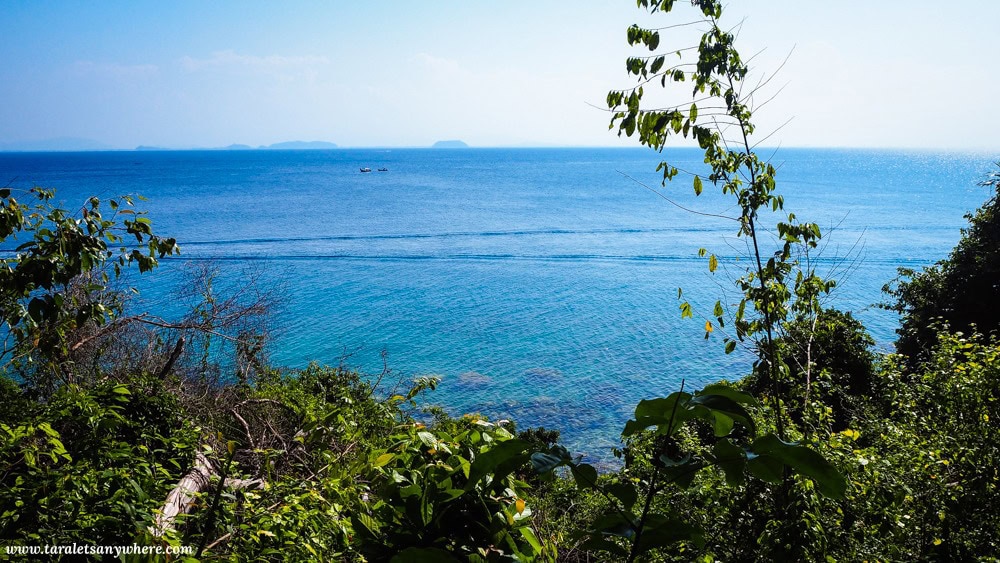 View from trail in Perhentian Kecil