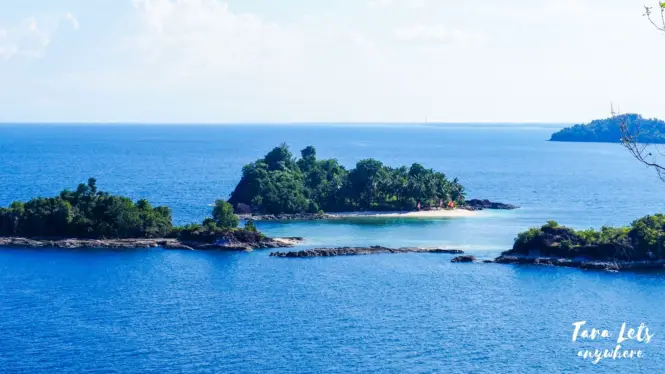 View from Baung-Baung Island, Once Islas