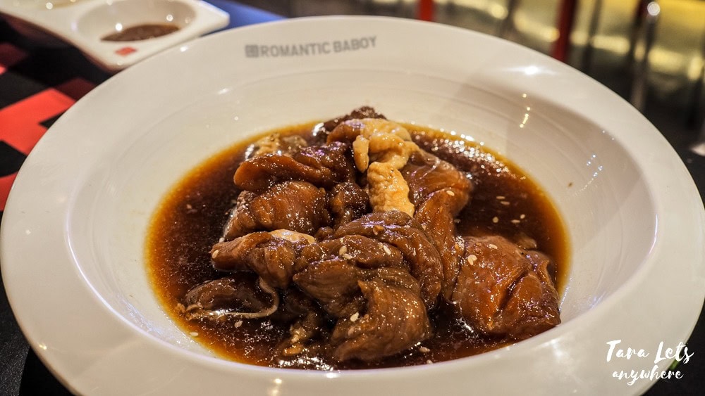 Marinated pork ribs in Romantic Baboy
