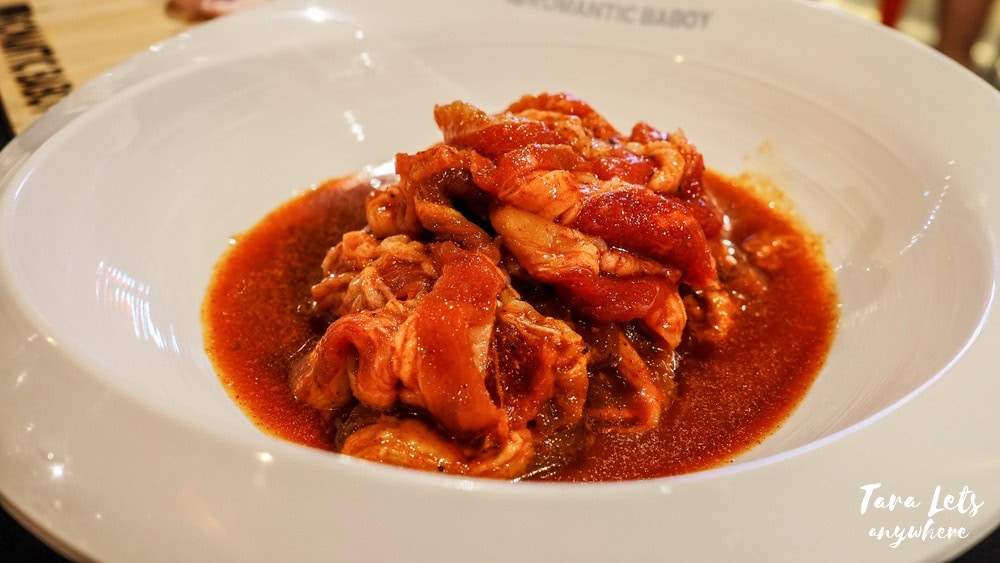 Spicy beef in Romantic Baboy