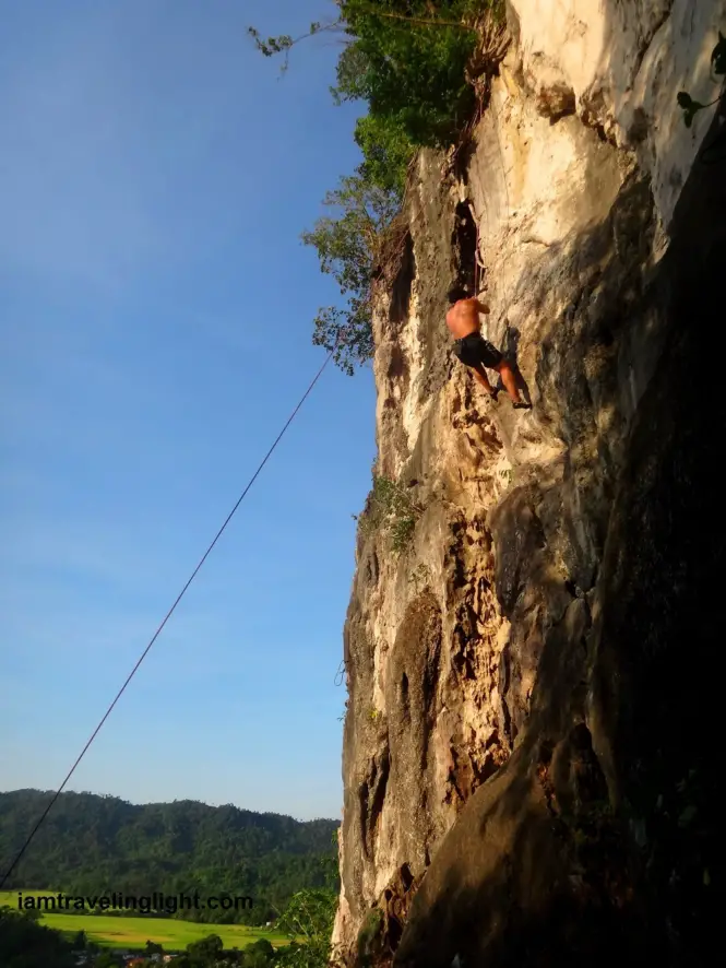 Adventures in the Philippines - rock climbing in Atimonan, Quezon