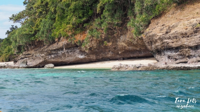 Beach cove in Loren Island, Nasugbu, Batangas