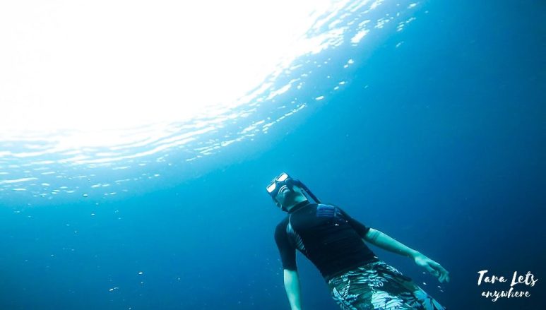 Hali freediving in Batangas